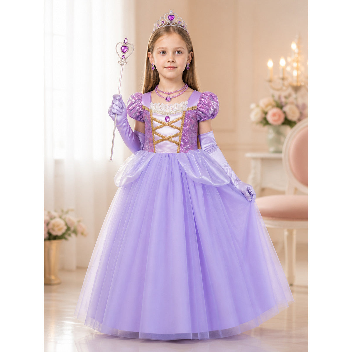 Princess Costume for Halloween and Cosplay lifestyle view