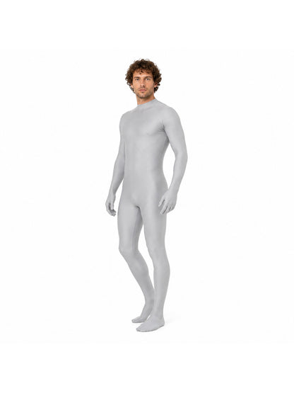Light Gray Jumpsuit with Enclosed Hands and Feet product detail
