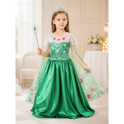 Green Princess Halloween Costume for Girls
