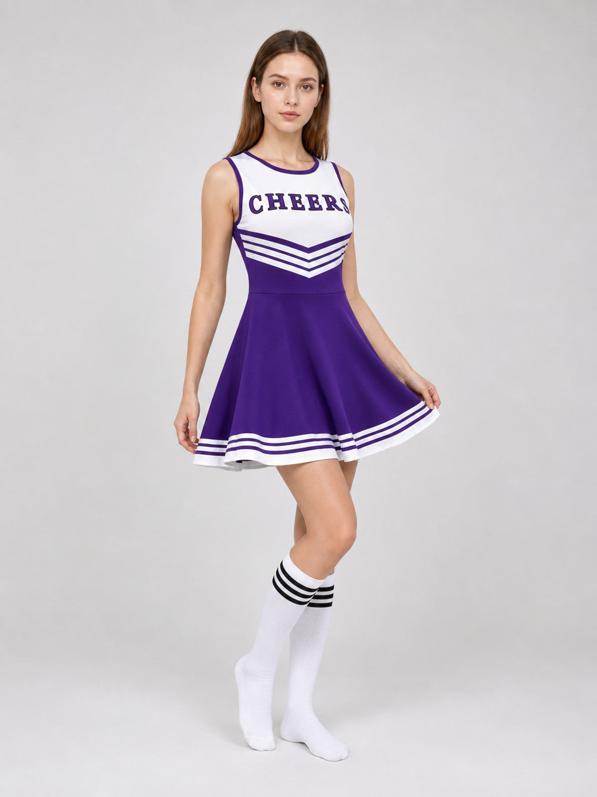CHEERS Cheerleading Costume with Pom-Poms Costumes detail