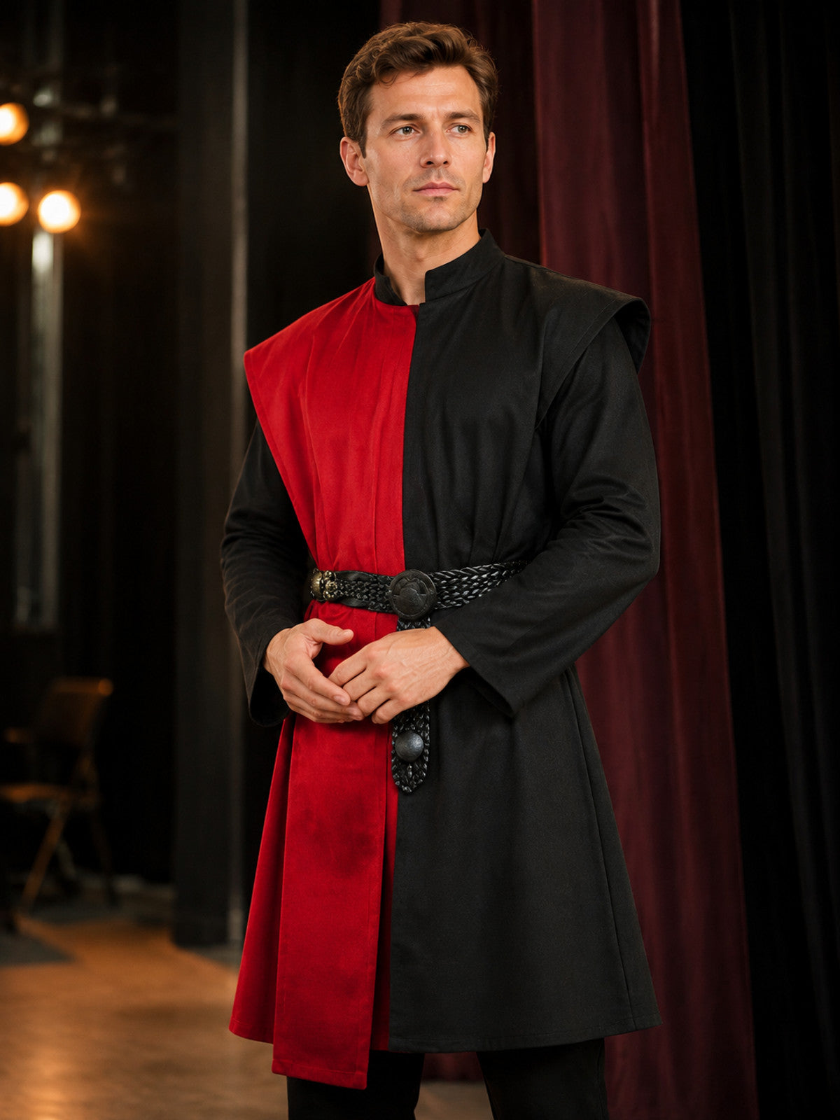 Medieval Renaissance-Style Tabard for Cosplay lifestyle view