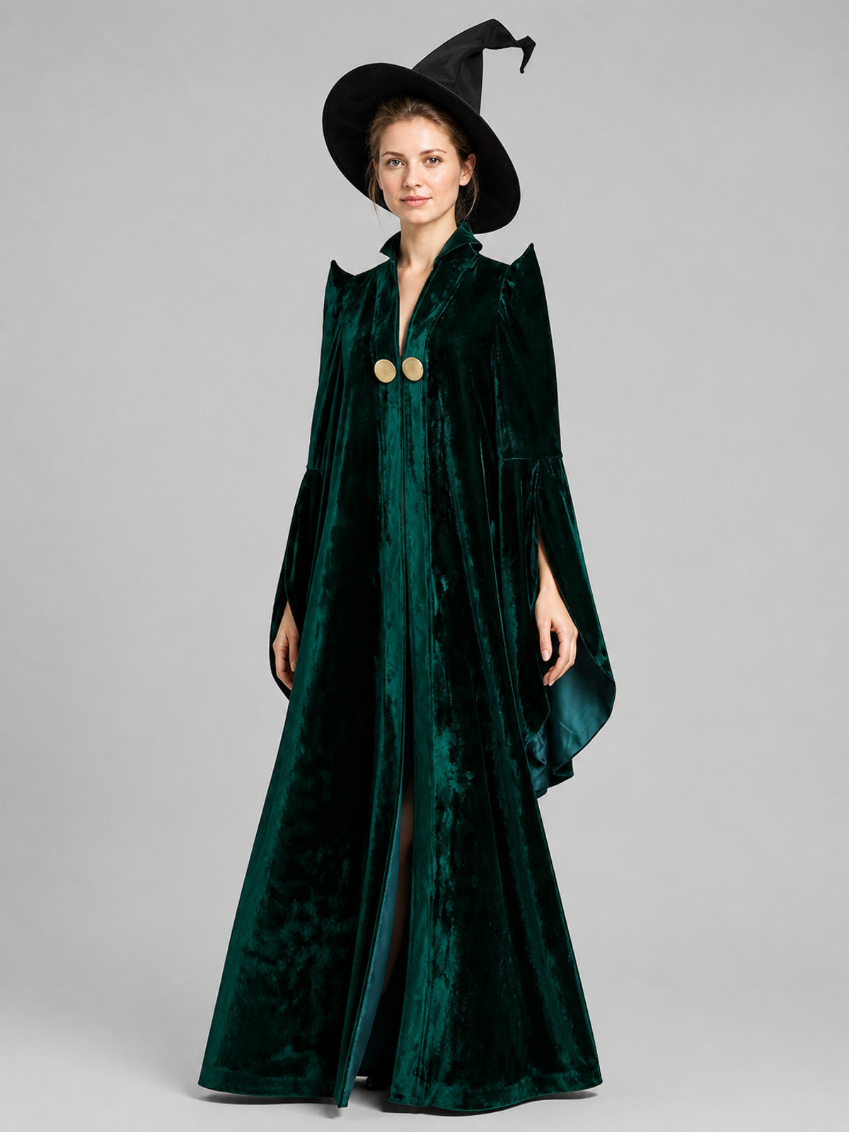 Minerva McGonagall Costume Robe and Hat for Halloween