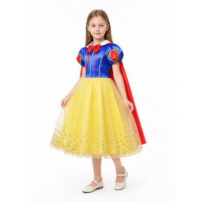Princess Dress with Cape and Full Skirt Costume Dresses detail