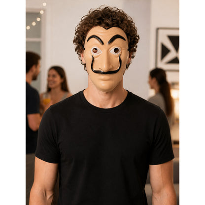 Carnival Mask with Mustache and Eyebrows for Cosplay lifestyle
