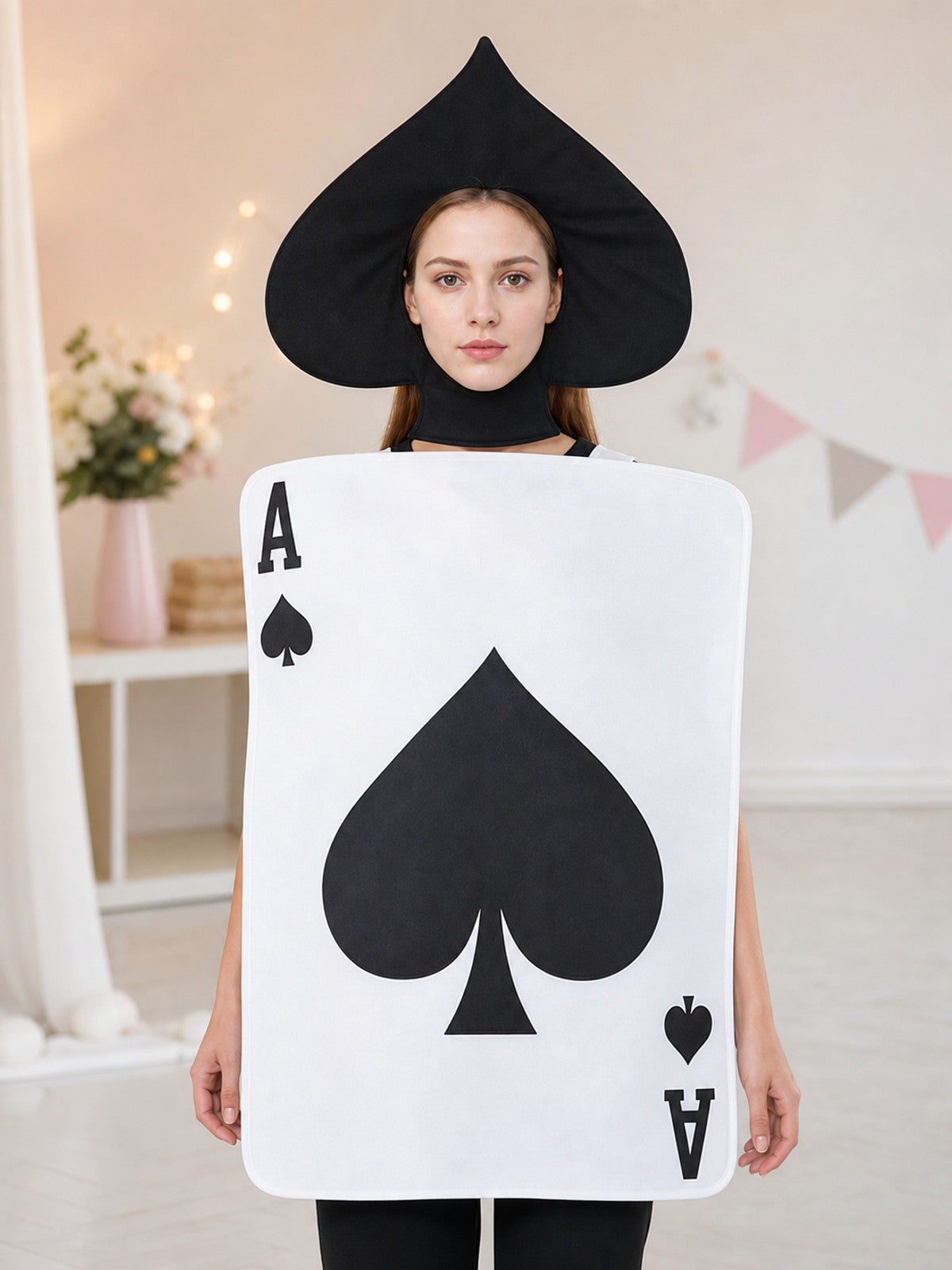 Carnival Spade-Shaped Hat for a Costume Party lifestyle view