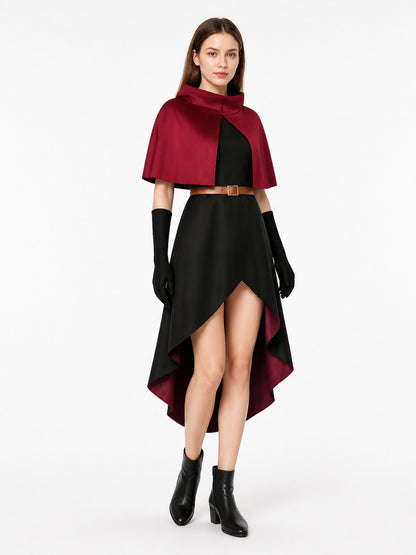Linsha Cosplay Costume: Dress, Cape, Belt, and Gloves