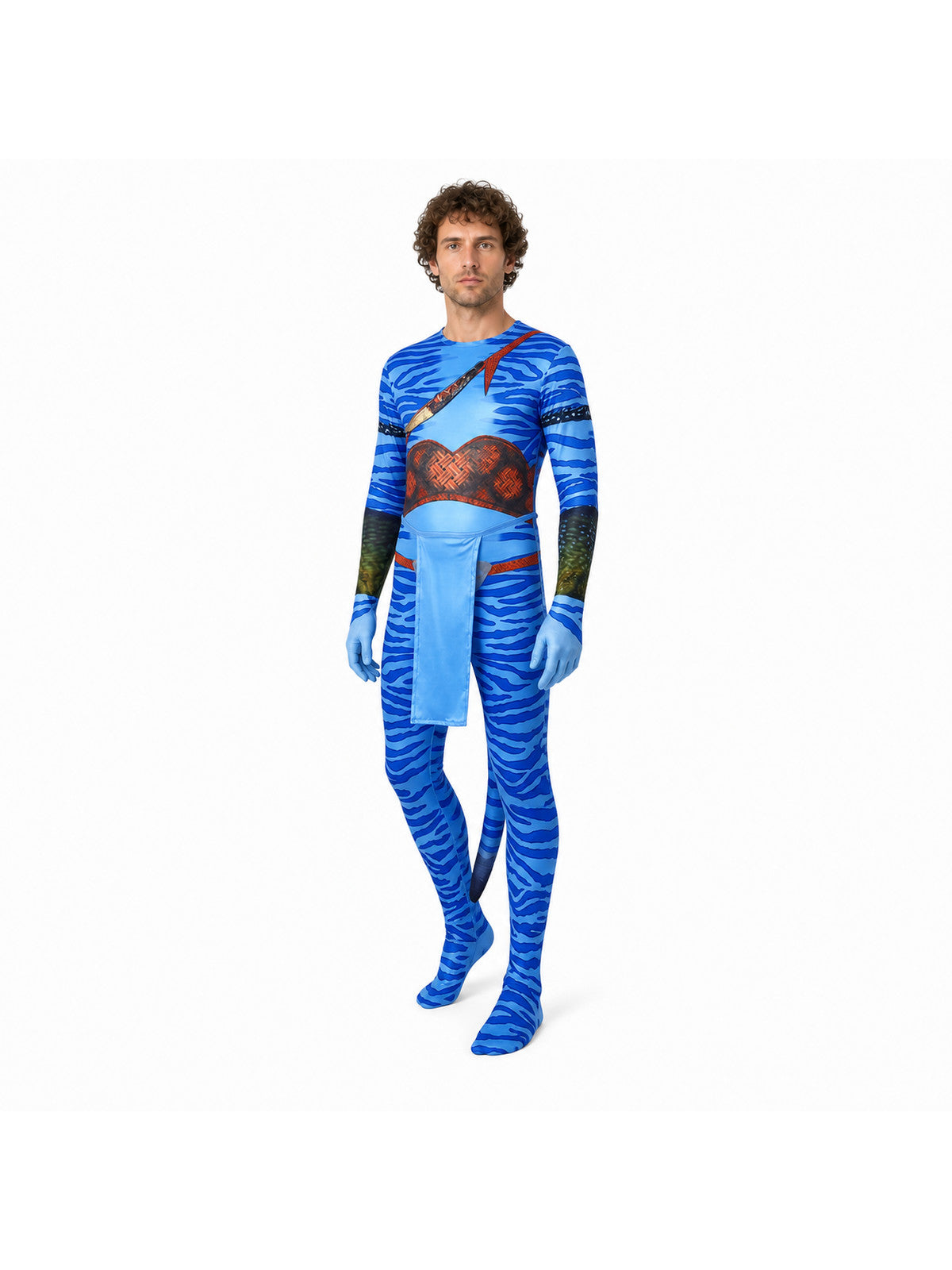 Children's Avatar Cosplay Jumpsuit Costumes detail
