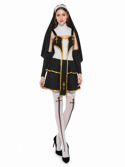 Ceremonial Vestment with a Cross and Gold Trim product detail