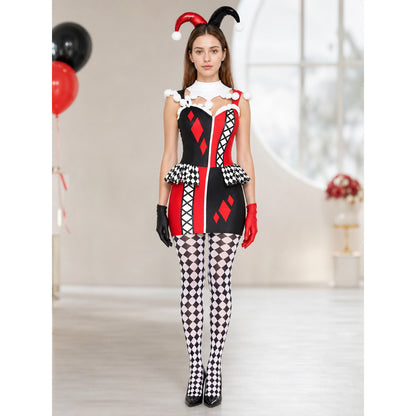 Harlequin Costume for Stage and Halloween lifestyle view