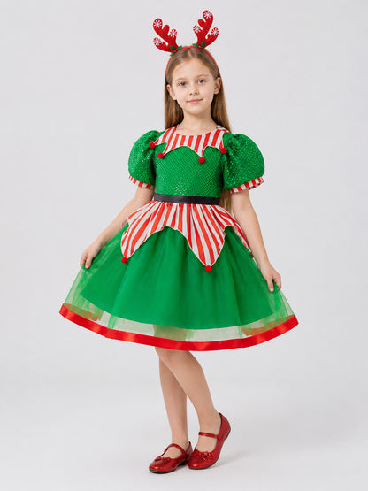 Sequin Carnival Dress for Performances