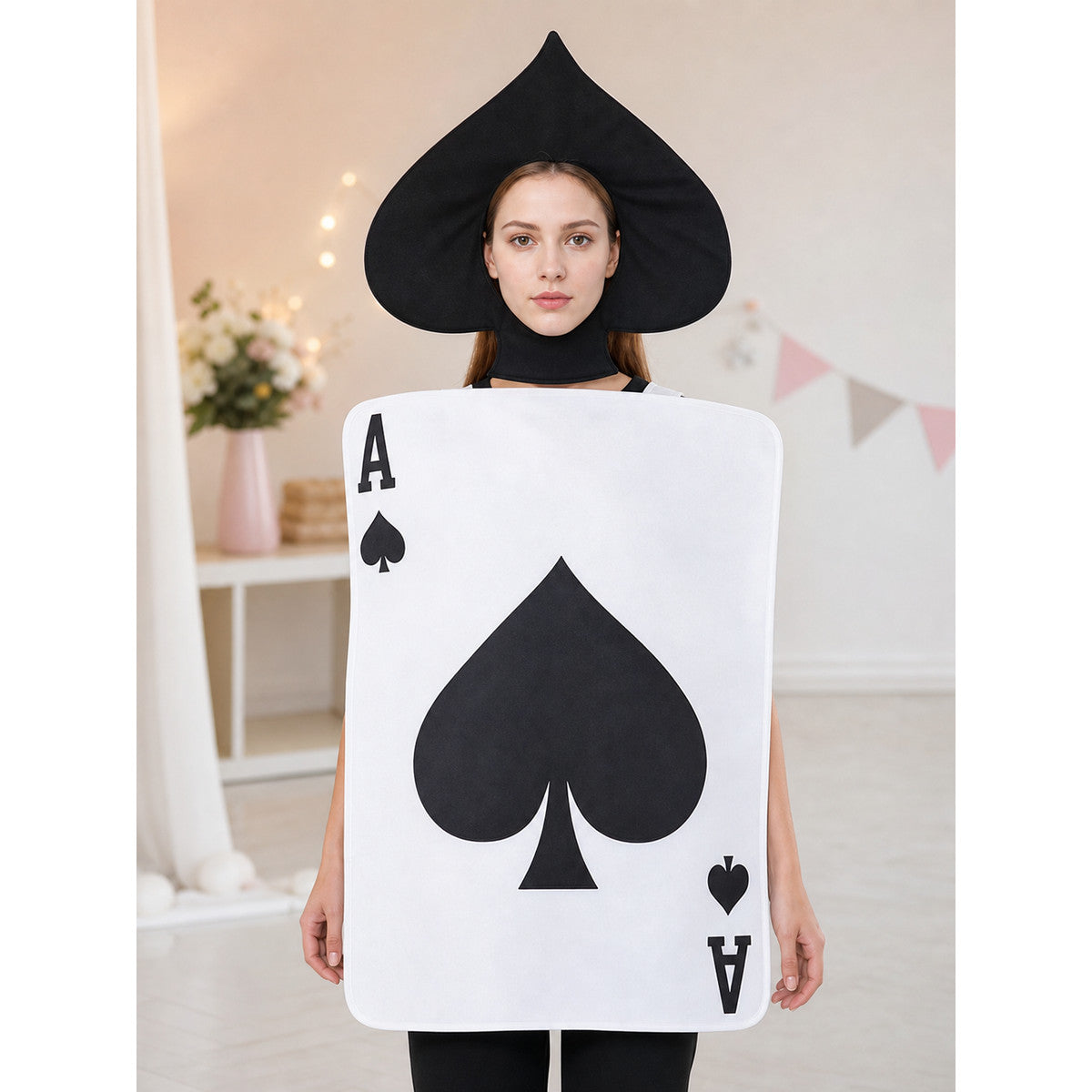 Spade-Shaped Carnival Hat for a Costume Party lifestyle