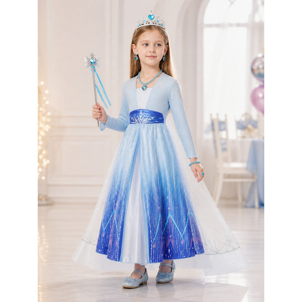 Blue Princess Costume for Halloween and Cosplay