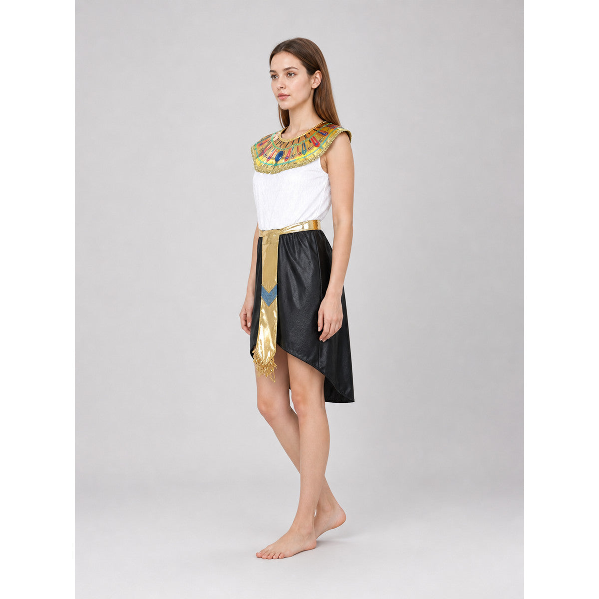 Egyptian Costume for Halloween, Cosplay, and Stage side view