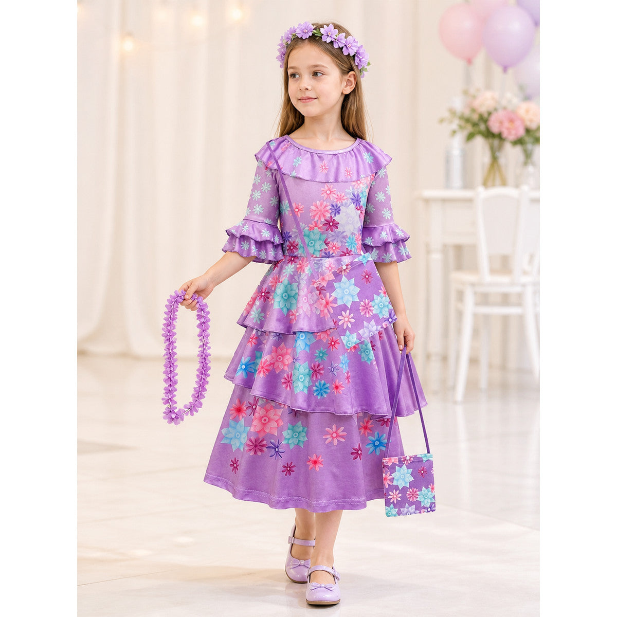 Purple Princess Costume lifestyle view