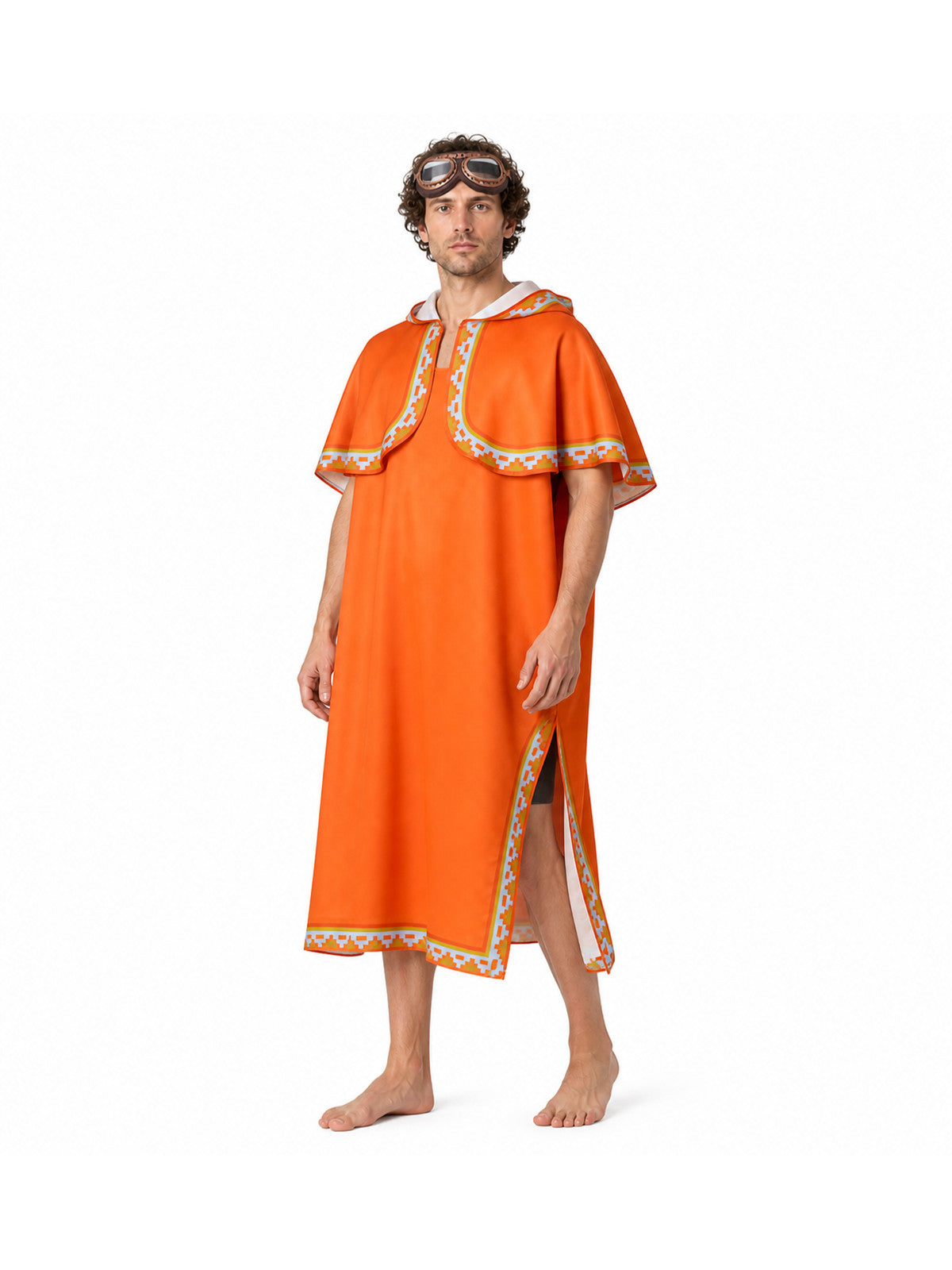 Cosplay Costume, Hooded Cape and Glasses Costume Capes detail