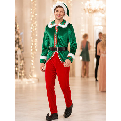 Christmas Character Costume with Hat and Belt