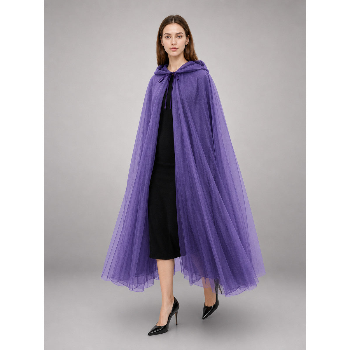 Black Mesh Hooded Death Cloak for Halloween occasion guide