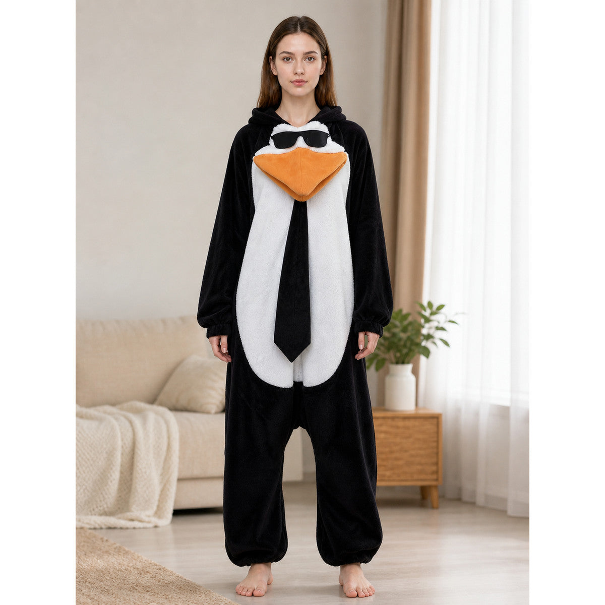 Penguin Hooded Carnival Costume for Cosplay lifestyle
