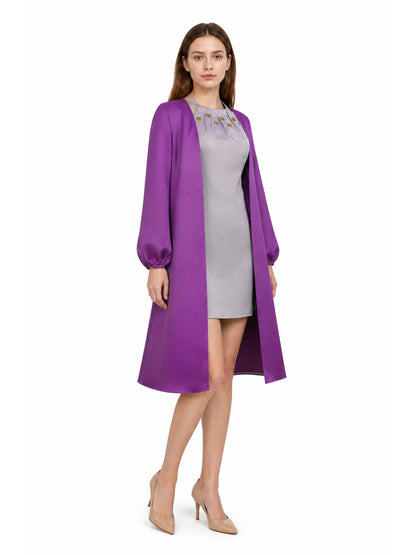 Nico Robin STAMPEDE Cosplay Dress, Long Purple