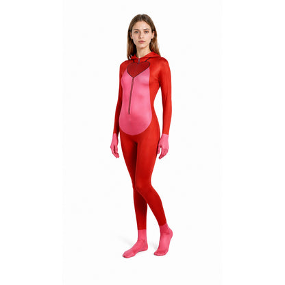 Red Bear Costume with Mask for Cosplay Costume Masks detail