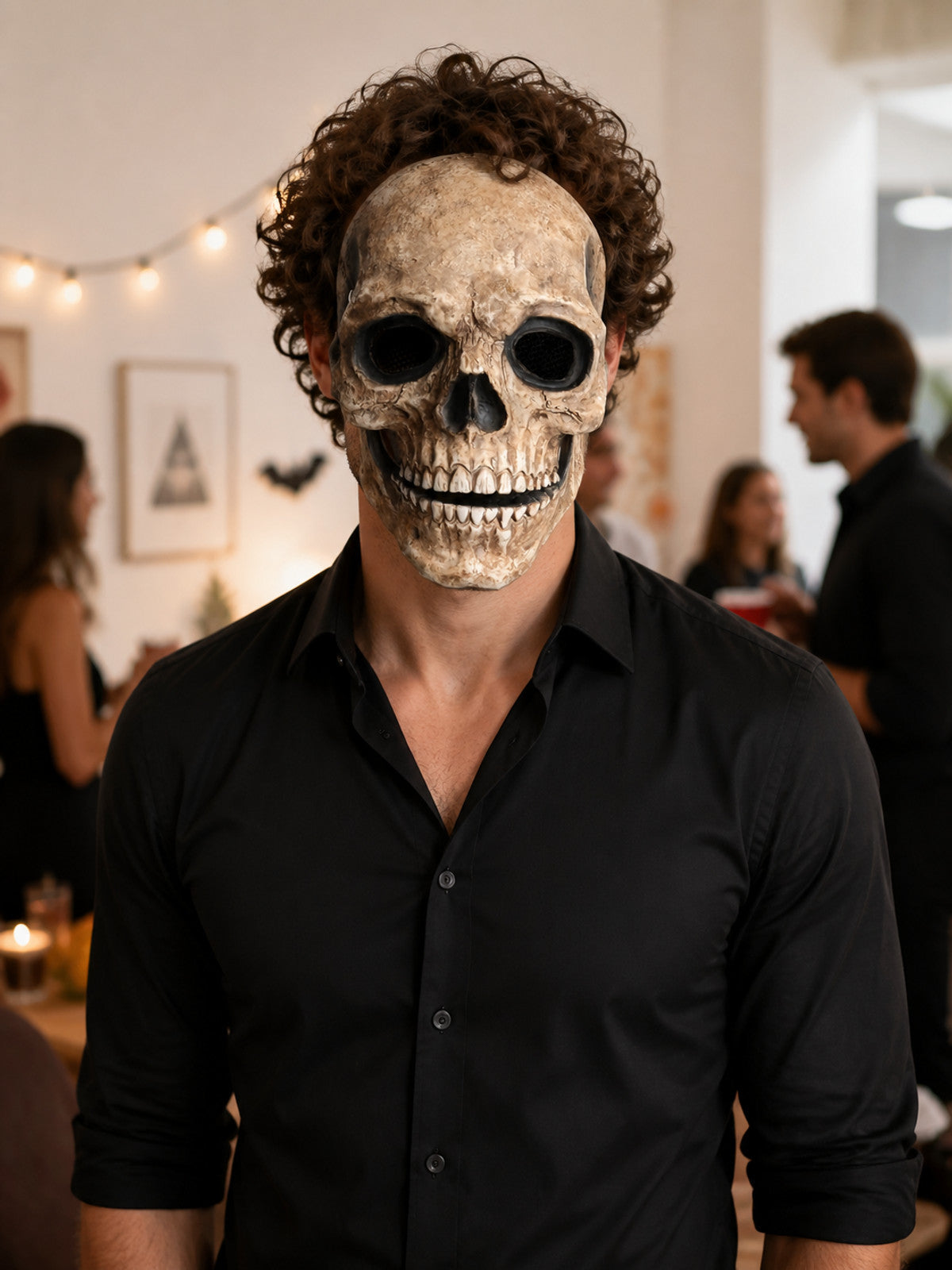 Full-Volume Skull Halloween Mask lifestyle view