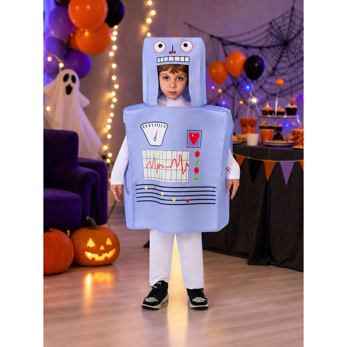 Kids' Robot Costume for Halloween and Carnival lifestyle