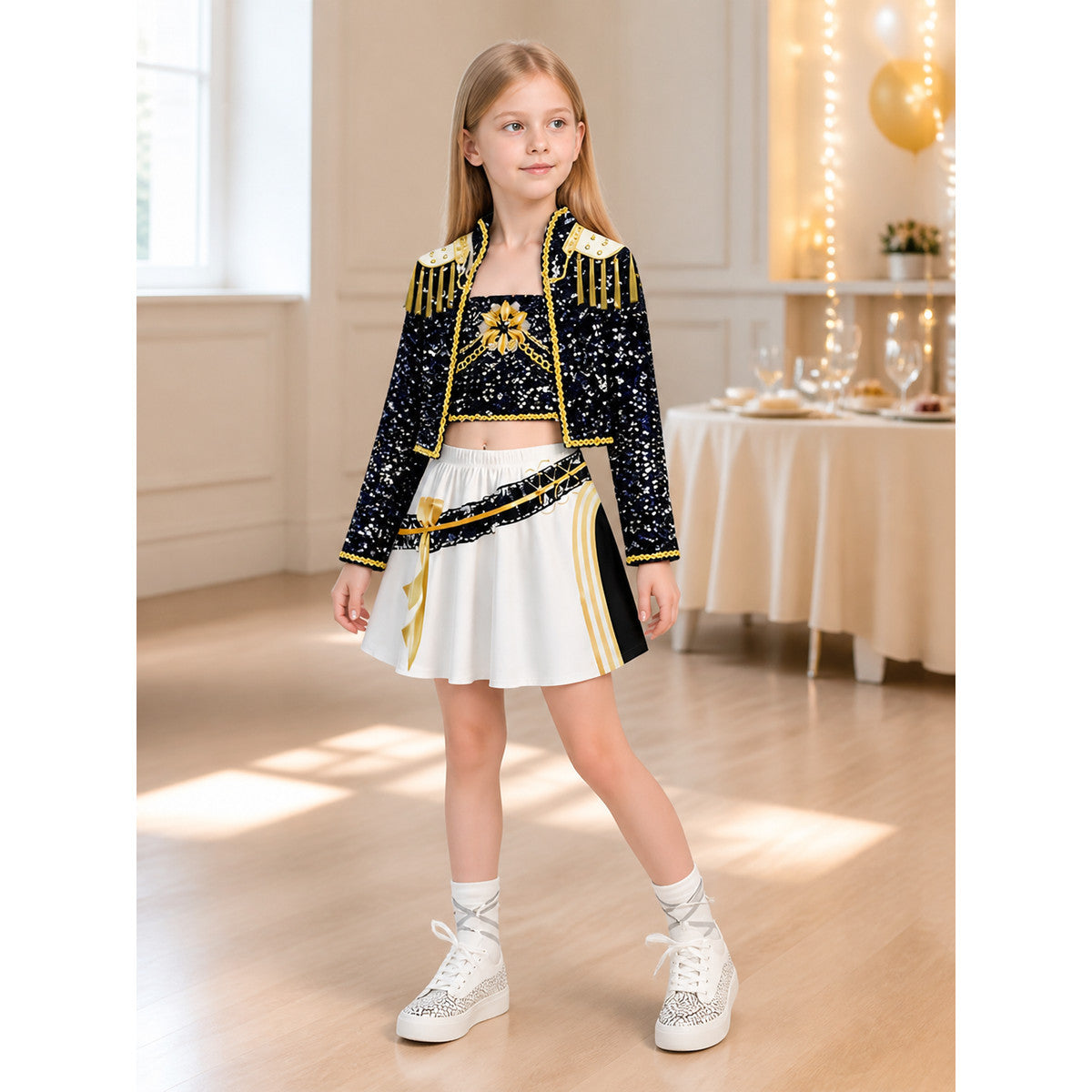 Glitter Halloween Cosplay Set lifestyle view