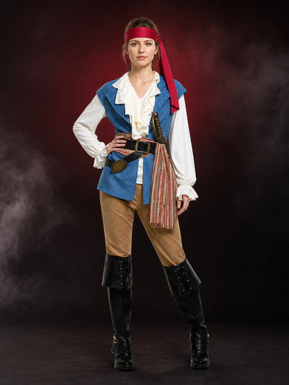 Classic Pirate Carnival Costume for Halloween