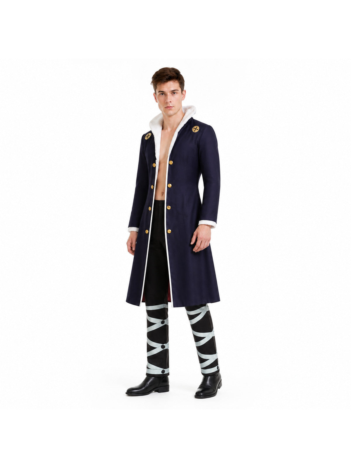 Kurapika Cosplay Costume: Long Coat and Trousers Costumes detail