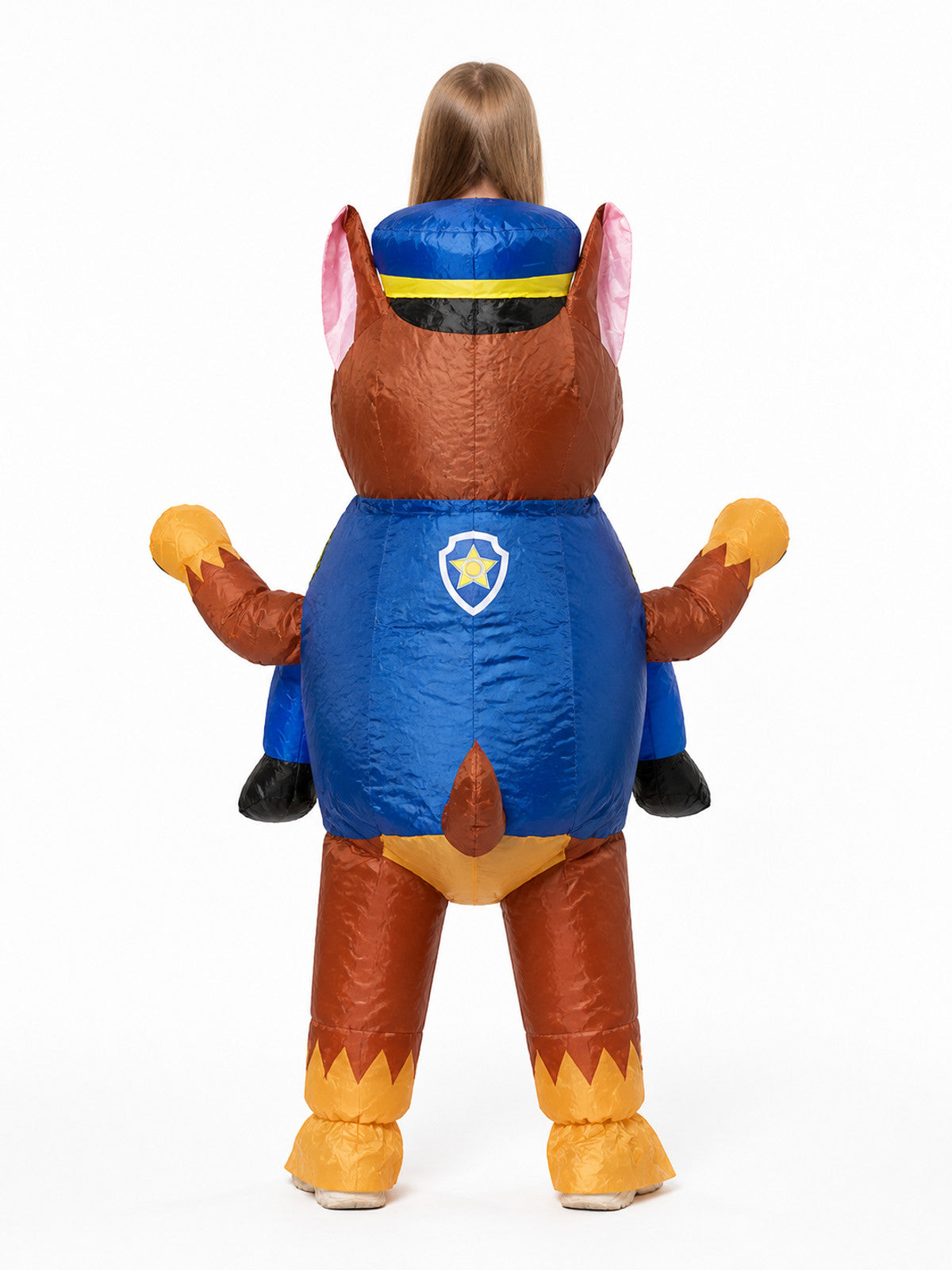 Inflatable Police Dog Costume for Parties back view