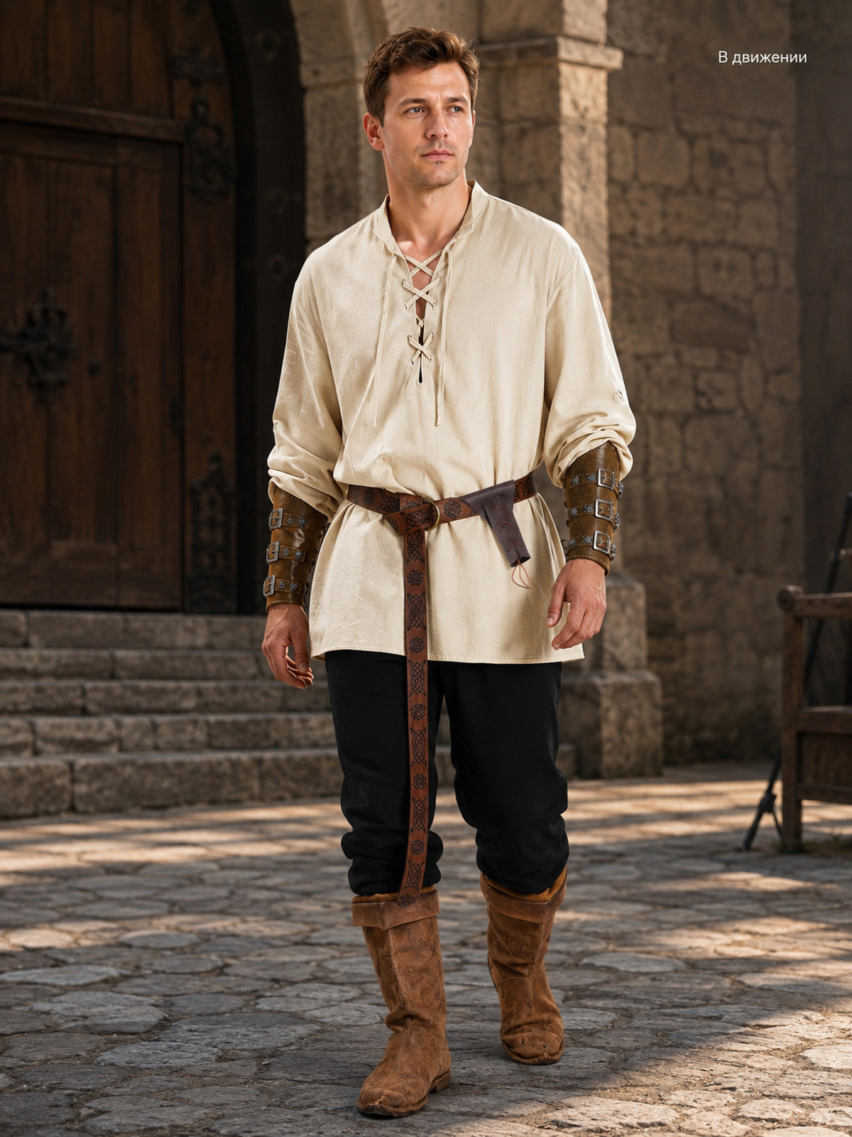 Medieval Viking Costume for Halloween Cosplay lifestyle view