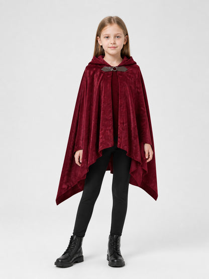 Elf Hooded Cloak with a Pointed Hem for Cosplay Costume Capes detail
