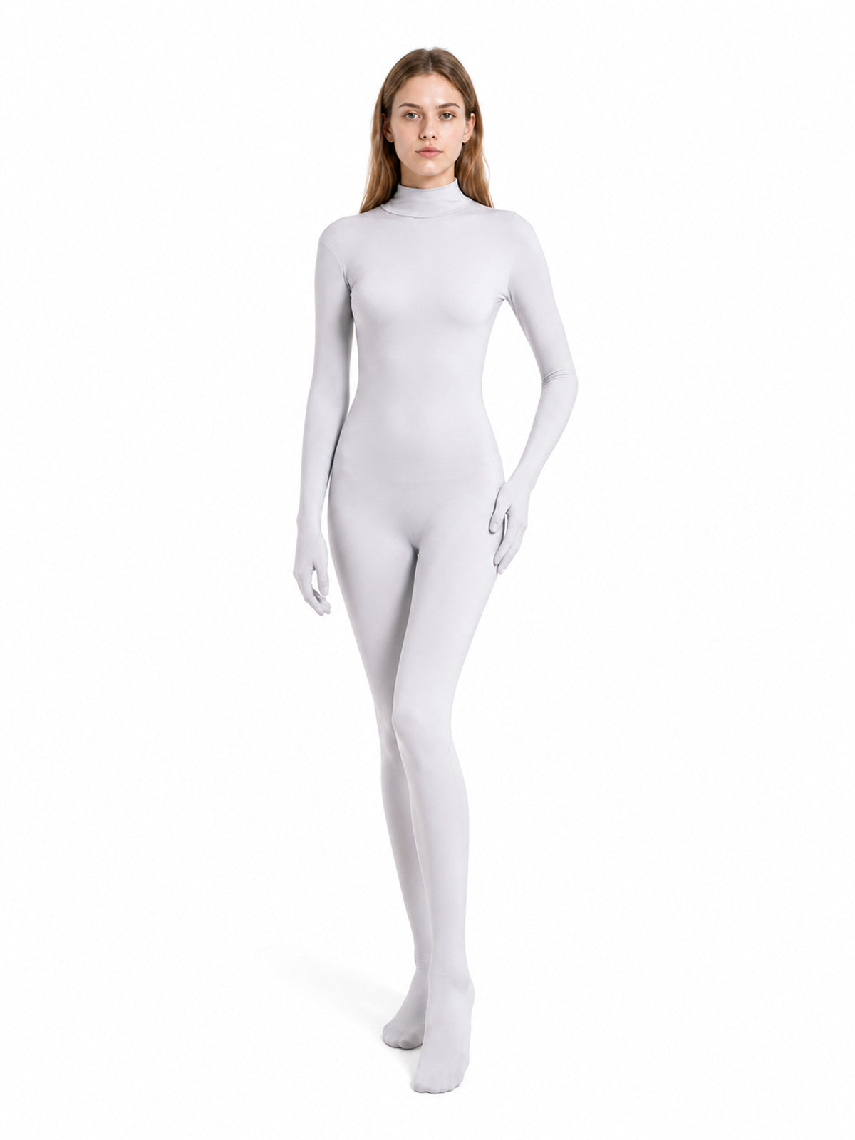 Jumpsuit with a High Neck and Covered Hands and Feet product detail