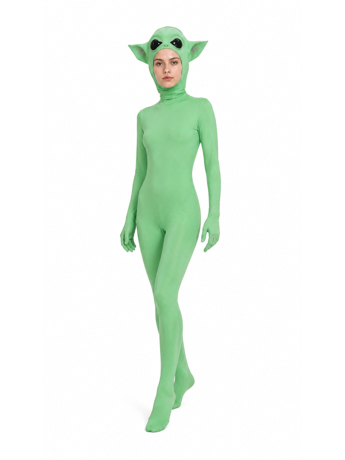 Children's Grogu Jumpsuit with Halloween Mask Costume Masks detail