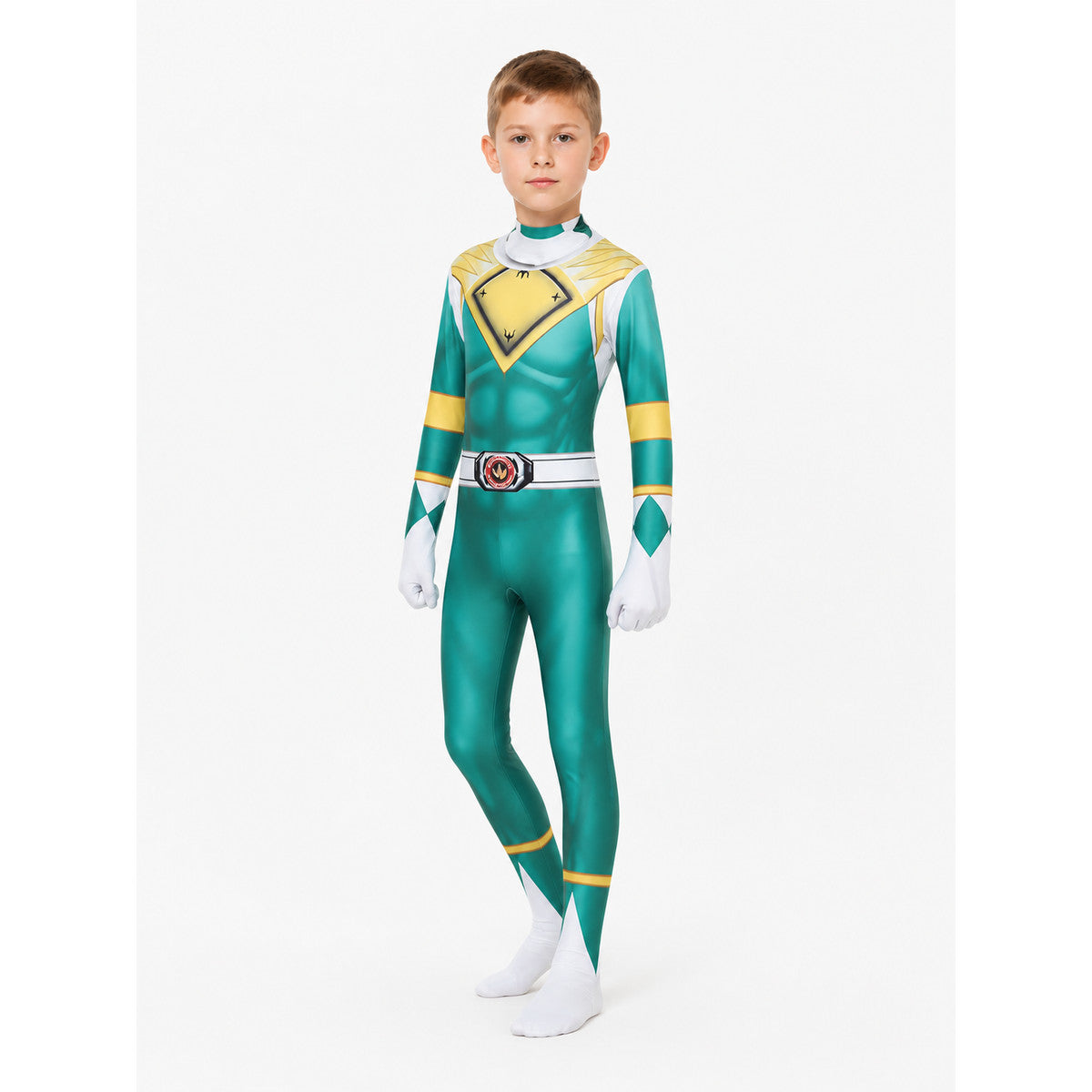 Superhero Costume Jumpsuit with Mask for Cosplay Costume Masks detail