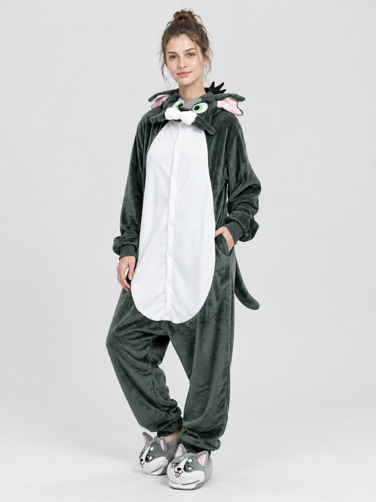 Dragon Hooded Kigurumi Pajama with Muzzle Hood