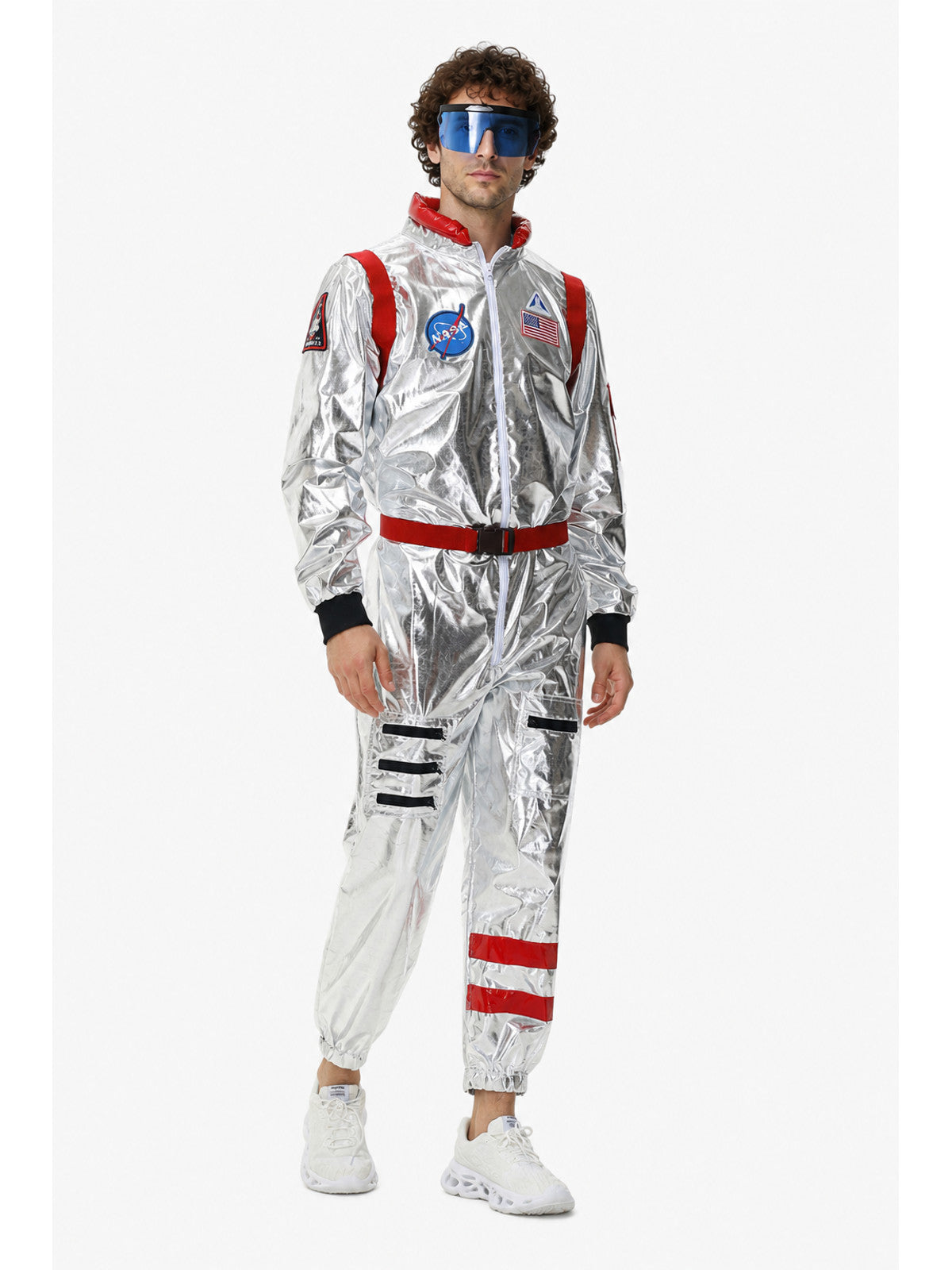 Astronaut Jumpsuit with Red Stripes product detail