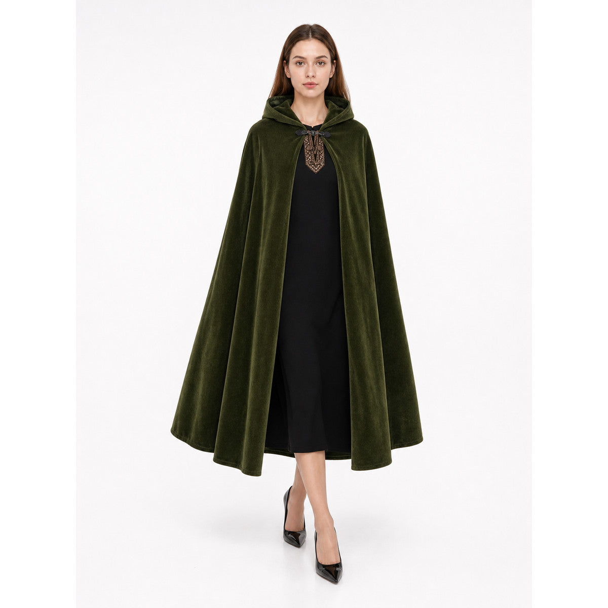 Dark Green Hooded Carnival Cloak occasion guide