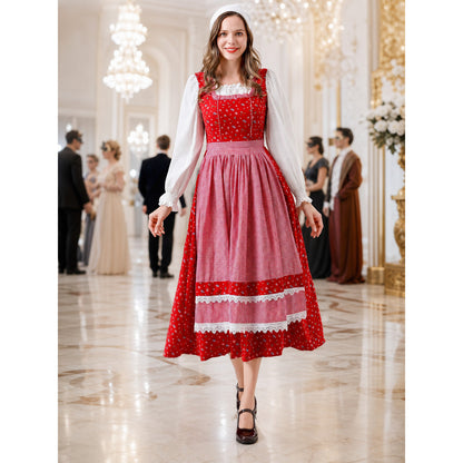 Retro Little Red Riding Hood Cosplay Dress
