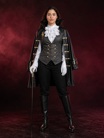 Pirate Costume with Cape for Halloween and Carnival main product view