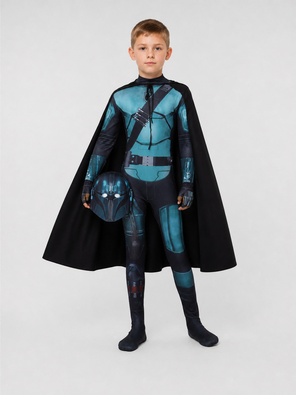 Mandalorian Star Wars Cosplay Costume with Cape and Helmet Costume Capes detail