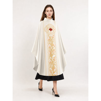 Ivory Carnival Cloak with Gold Decoration occasion guide