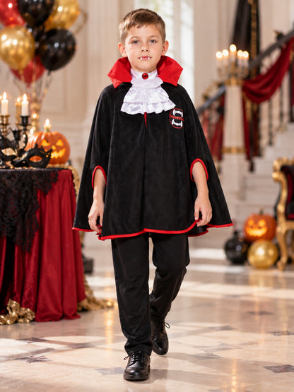 Children's Vampire-Style Costume Cape lifestyle view