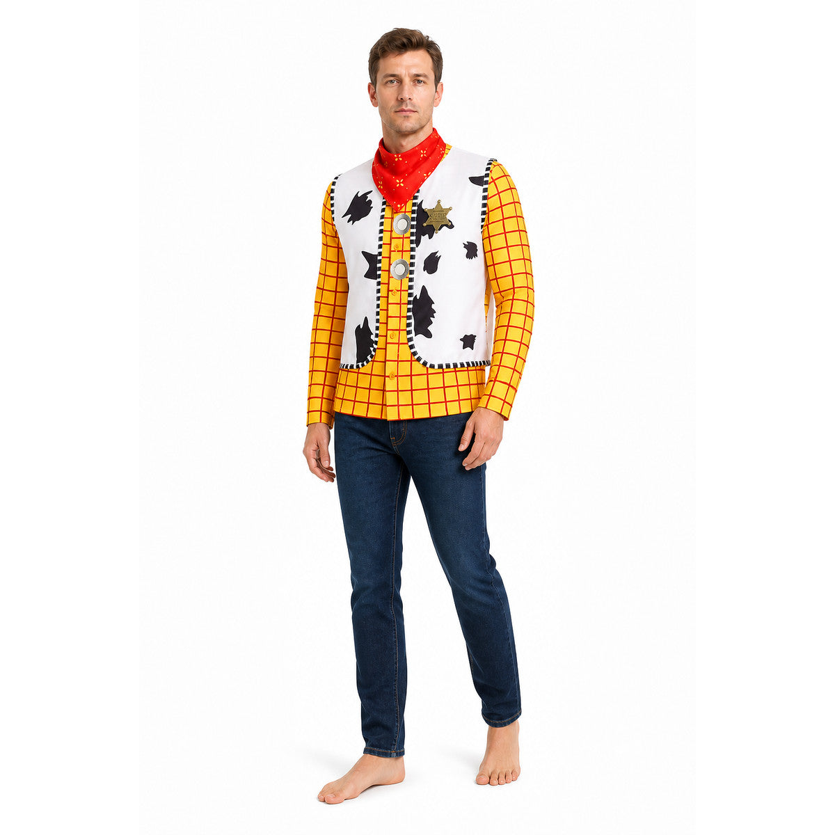 Sheriff Shirt with Star and Bandana for Cosplay lifestyle