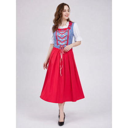 Oktoberfest Dress with Lacing and Bows