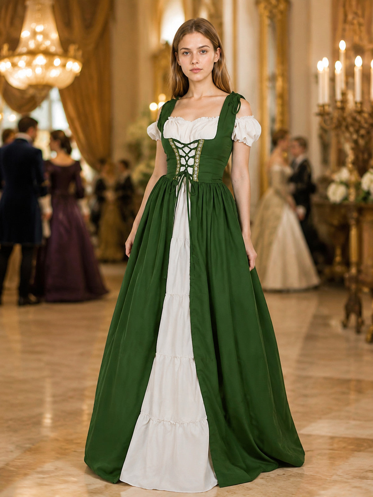 Medieval Dress with Corset Lacing lifestyle view