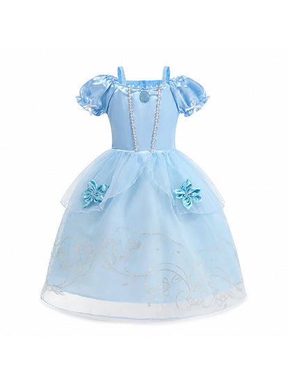 2026 Girl Princess Dress Costume Princess Cosplay Halloween Carnival Party