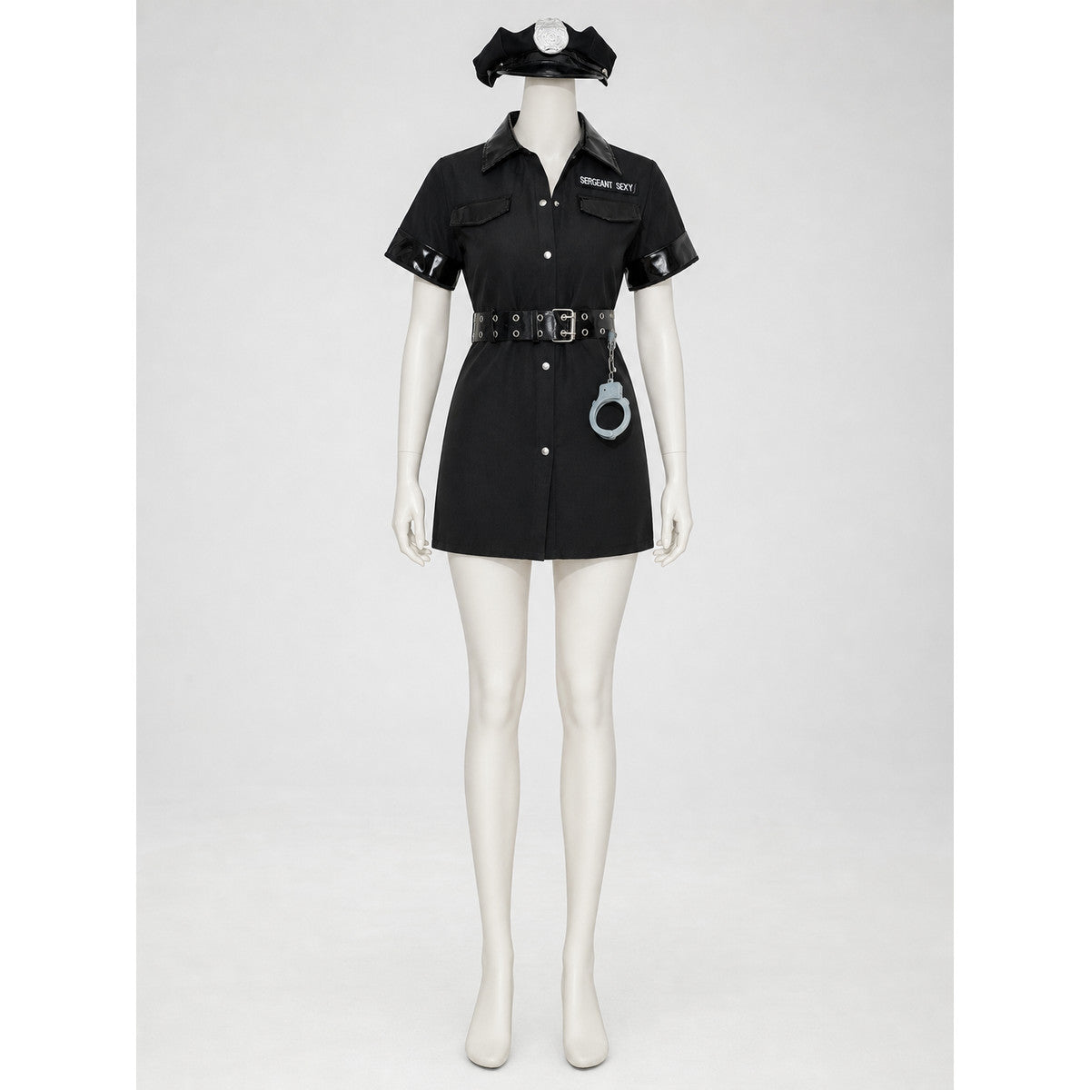 Police Uniform Costume with Shorts and Cap