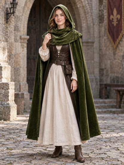 Adult cape — an outer layer of clothing worn over other clothing: the style