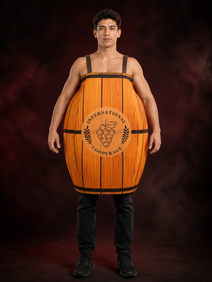 Halloween Barrel Costume with Round Emblems main product view
